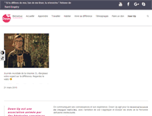 Tablet Screenshot of down-up.fr